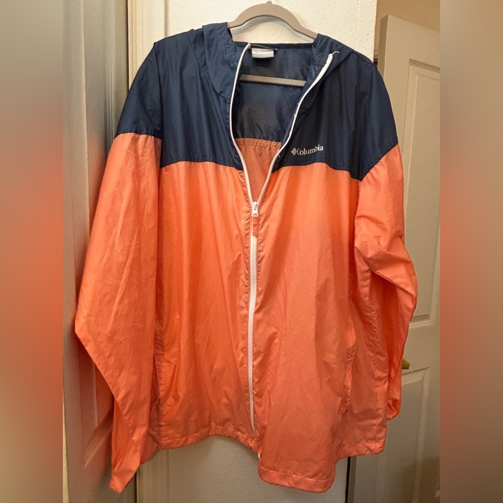 Columbia Navy Windbreaker Jacket